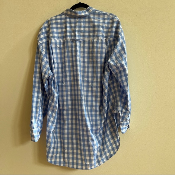 CITIZENS OF HUMANITY kayla shirt in bluesky gingham - Picture 4 of 6